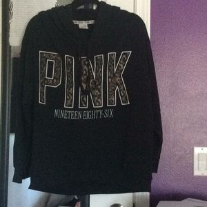 Cheetah print hoodie